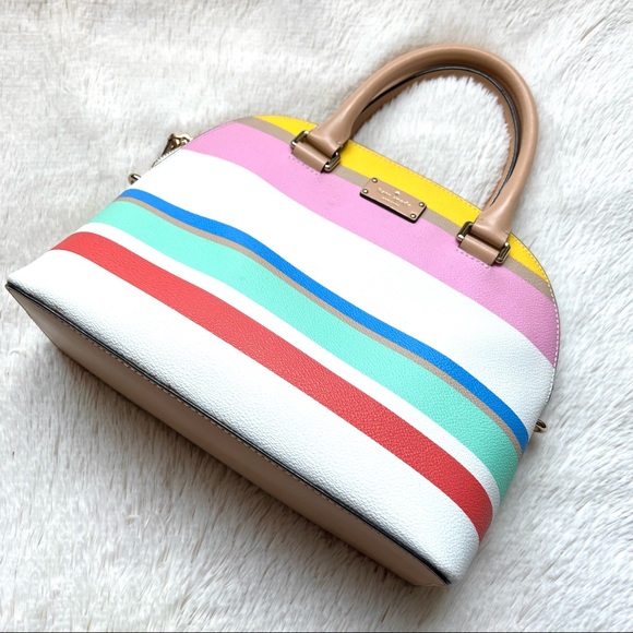 Kate Spade Multicolor Striped Satchel - Picture 3 of 12